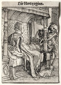 La Danse de la Mort : La Duchesse - Hans Holbein