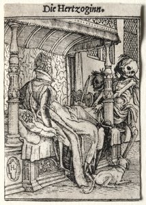 La Danse macabre : La Duchesse - Hans Holbein