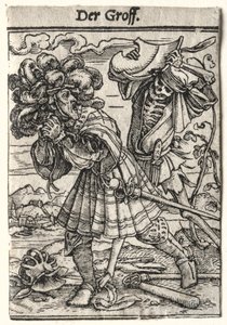 La danse de la mort : Le comte, vers 1526 - Hans Holbein