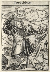 La danse macabre : Le noble - Hans Holbein