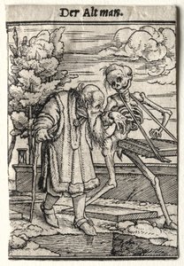 Danse macabre : Le vieil homme - Hans Holbein