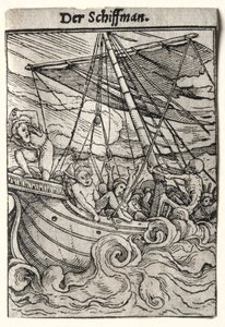 La danse de la mort : Le marin, vers 1526 - Hans Holbein