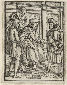 La Danse de la Mort : Le Juge - Hans Holbein