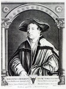 Hans Holbein le Jeune, gravé par Bartholomaus Huebner, 1790 - Hans Holbein der Jüngere