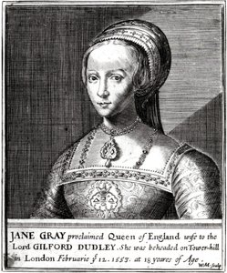 Jane Gray, gravée par William Marshall, 1648 - Hans Holbein der Jüngere