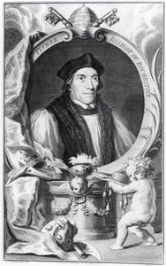 John Fisher, évêque de Rochester, gravé par Jacobus Houbraken, c.1738-42 - Hans Holbein der Jüngere