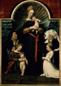 Madone du bourgmestre Meyer - Hans Holbein der Jüngere