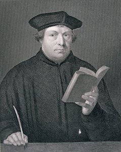 Martin Luther (1483-1546), gravé par W. Holl, de 