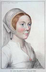 Portrait de Catherine Howard (1520-42) gravé par Francesco Bartolozzi (1727-1815) 1796 - Hans Holbein der Jüngere