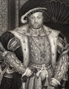 Portrait du Roi Henri VIII (1491-1547) de 