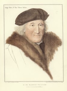 Sir John More, père de Sir Thomas More (aquatinte)