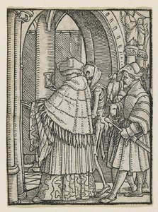 Le Chanoine de la Danse Macabre (Lyon), 1538, 1523-1526 - Hans Holbein der Jüngere