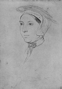 Une dame : inconnue - Hans Holbein der Jüngere