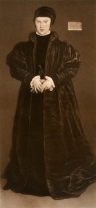 Christina de Danemark, duchesse de Milan, 1538, 1902 - Hans Holbein der Jüngere