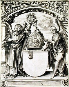 Conception pour une peinture sur verre, vers 1520