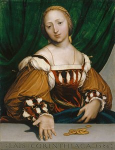 Laïs de Corinthe, 1526 - Hans Holbein der Jüngere