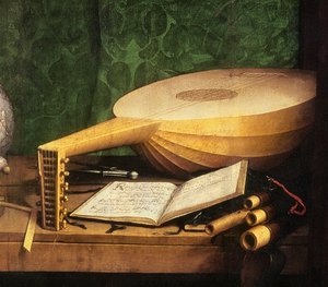 Les Ambassadeurs, 1533 (détail) - Hans Holbein der Jüngere