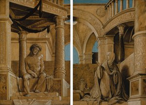 Le Christ pensif et la Vierge Marie en deuil, vers 1518-20 - Hans Holbein der Jüngere