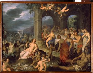 Le festin des Dieux, le mariage de Pélée et Thétis