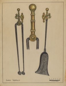 Ensemble de cheminée - Hans Korsch