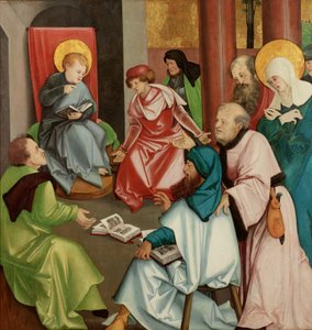 Le Christ dans le temple, vers 1505 - Hans Leonard Schaufelein