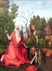 French : Le Saint Jérôme Saint Jérôme dans le désert