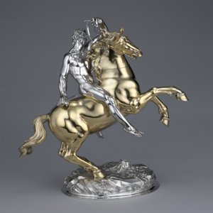 Cheval et cavalier, 1630 - Hans Ludwig Kienle