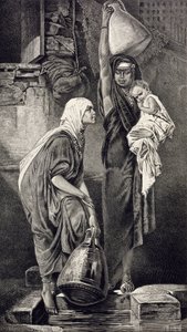 Femmes égyptiennes puisant de l