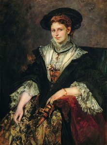 Portrait de Bertha von Piloty, 1872-1873 - Hans Makart