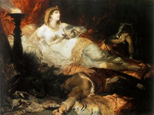 La mort de Cléopâtre, 1875