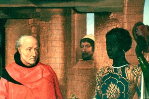 Adoration des Mages, Triptyque, (détail), vers 1453-1494 - Hans Memling