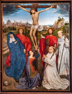 Christ crucifié avec la Vierge, Saint Jean-Baptiste et l