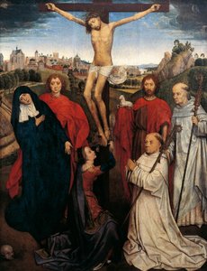 Crucifixion, panneau central du Triptyque de Jan Crabbe, vers 1470 - Hans Memling
