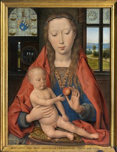 (détail) Diptyque de Maarten van Nieuwenhove - Hans Memling