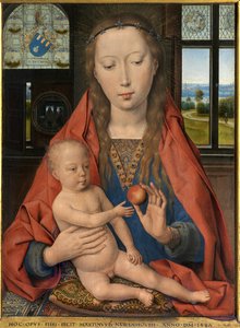 (détail) du Diptyque de Maarten van Nieuwenhove - Hans Memling