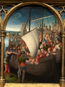 Détail du Reliquaire de Sainte Ursule - Hans Memling
