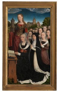 (détail) du Triptyque de Willem Moreel - Hans Memling