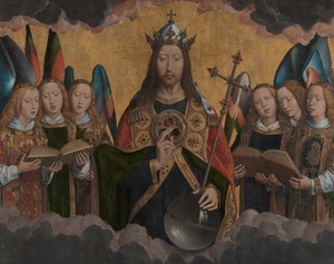 Dieu le Père avec les anges chanteurs