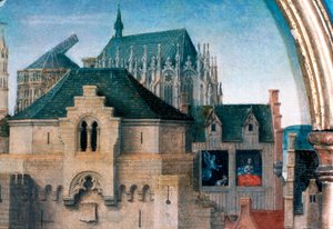 Reliquaire de Sainte Ursule, Départ de Cologne (détail) - Hans Memling