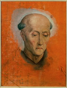 Etude pour la tête de Saint Benoît peinte pour l