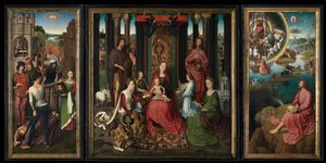 Triptyque de Saint Jean-Baptiste et Saint Jean l