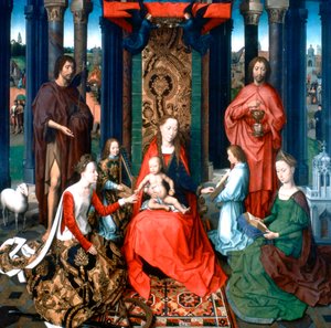 Triptyque de Saint Jean-Baptiste et Saint Jean l