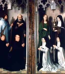 Triptyque de Saint Jean-Baptiste et Saint Jean l