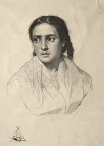 Tête de fille - Hans Meyer