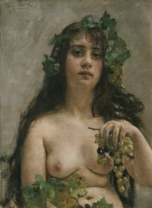 Fille au champagne