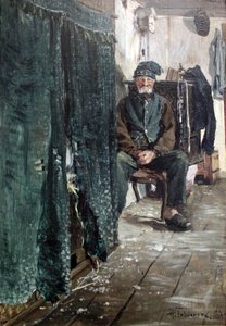 Momme Lorns près du poêle - Hans Peter Feddersen