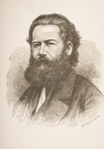 Henrik Ibsen (1828-1906) vers 1858 - Hans Peter Hansen