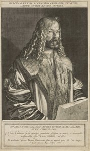 Portrait de Dürer, gravé par Lucas Kilian