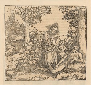 Christ bénissant un jeune homme tandis qu