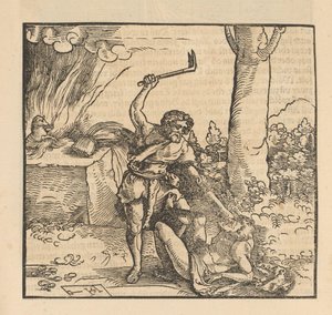 Caïn tue Abel - Hans Schäufelein (possibly)